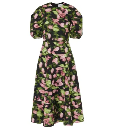 Erdem Floral matelassé midi dress | Thumbnail 1