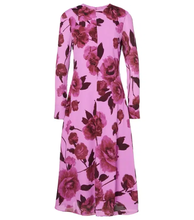 Erdem Floral crêpe midi dress
