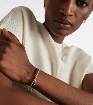 Pomellato Together 18kt rose gold bangle with white diamonds | Thumbnail 2 Pomellato Together 18kt rose gold bangle with white diamonds | Thumbnail 2