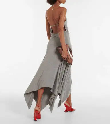 The Attico Halterneck maxi dress | Thumbnail 6