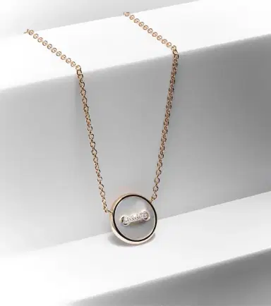 Pomellato Pom Pom Dot 18kt rose gold pendant necklace with mother-of-pearl and diamonds | Thumbnail 6 Pomellato Pom Pom Dot 18kt rose gold pendant necklace with mother-of-pearl and diamonds | Thumbnail 6