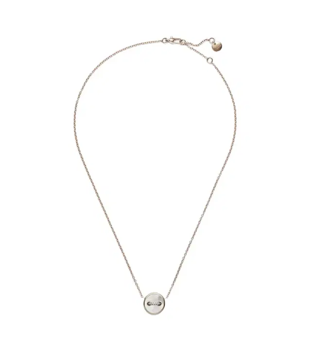 Pomellato Pom Pom Dot 18kt rose gold pendant necklace with mother-of-pearl and diamonds