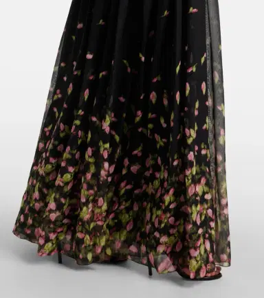 Erdem Floral silk voile gown | Thumbnail 4