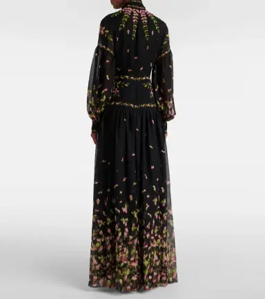 Erdem Floral silk voile gown | Thumbnail 5