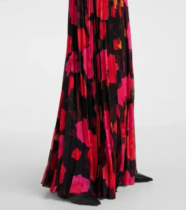 Erdem Floral pleated voile gown | Thumbnail 6