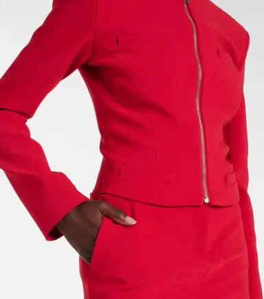 The Attico Crêpe jacket | Thumbnail 5 The Attico Crêpe jacket | Thumbnail 5
