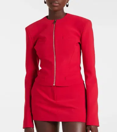 The Attico Crêpe jacket | Thumbnail 6 The Attico Crêpe jacket | Thumbnail 6