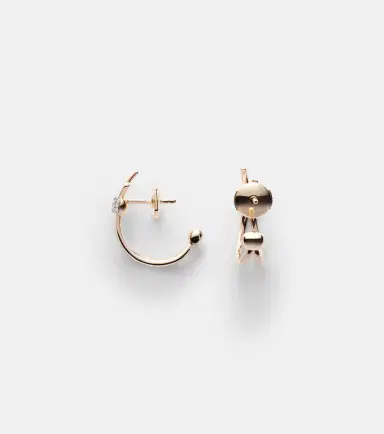 Pomellato Together 18kt rose gold earrings with diamonds | Thumbnail 4 Pomellato Together 18kt rose gold earrings with diamonds | Thumbnail 4
