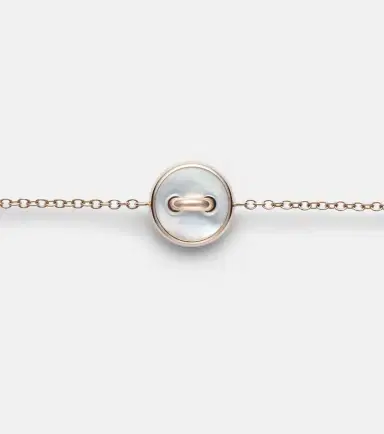 Pomellato Pom Pom Dot 18kt rose gold chain bracelet with white diamonds and mother of pearl | Thumbnail 4 Pomellato Pom Pom Dot 18kt rose gold chain bracelet with white diamonds and mother of pearl | Thumbnail 4