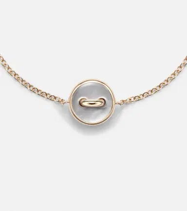 Pomellato Pom Pom Dot 18kt rose gold chain bracelet with white diamonds and mother of pearl | Thumbnail 6 Pomellato Pom Pom Dot 18kt rose gold chain bracelet with white diamonds and mother of pearl | Thumbnail 6