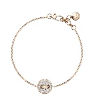 Pomellato Pom Pom Dot 18kt rose gold chain bracelet with white diamonds and mother of pearl | Thumbnail 1 Pomellato Pom Pom Dot 18kt rose gold chain bracelet with white diamonds and mother of pearl | Thumbnail 1