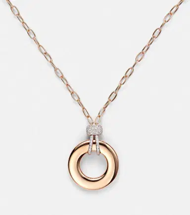 Pomellato Iconica 18kt rose gold pendant necklace with diamonds | Thumbnail 2