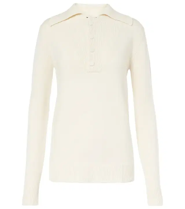 Plan C Wool and cashmere polo sweater