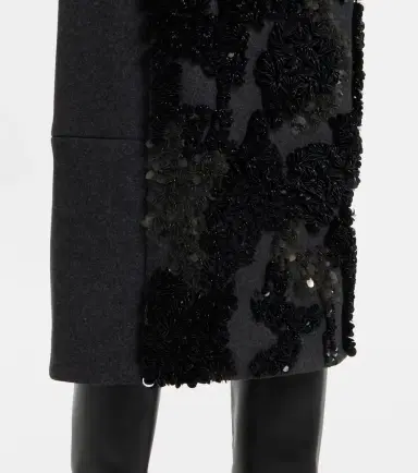Plan C Sequined wool-blend midi skirt | Thumbnail 5