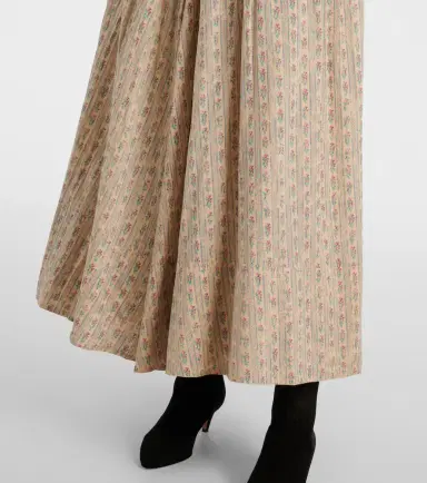 Polo Ralph Lauren Floral cotton midi skirt | Thumbnail 3