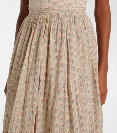 Polo Ralph Lauren Floral cotton midi skirt | Thumbnail 5