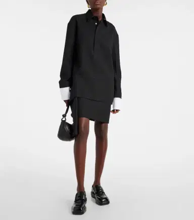 Plan C Wool-blend minidress | Thumbnail 4