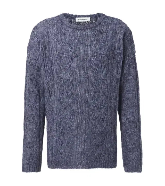 Our Legacy Popover cable-knit wool-blend sweater