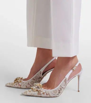Dolce & Gabbana Rainbow lace slingback pumps | Thumbnail 5 Dolce & Gabbana Rainbow lace slingback pumps | Thumbnail 5