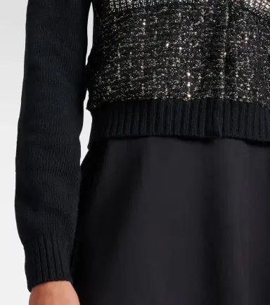 Giambattista Valli Sequined wool cardigan | Thumbnail 2 Giambattista Valli Sequined wool cardigan | Thumbnail 2