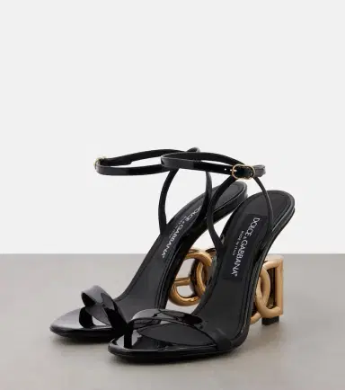 Dolce & Gabbana Keira logo patent leather sandals | Thumbnail 3 Dolce & Gabbana Keira logo patent leather sandals | Thumbnail 3