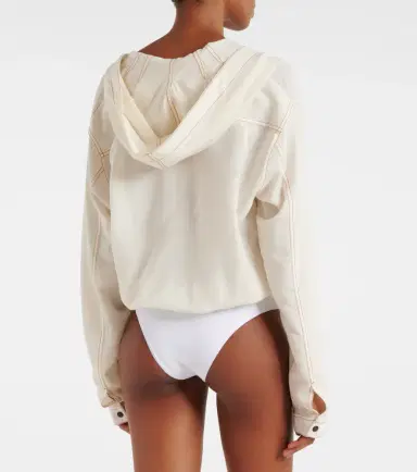 Alaïa Alaïa Hooded wool-blend bodysuit | Thumbnail 3 Alaïa Alaïa Hooded wool-blend bodysuit | Thumbnail 3