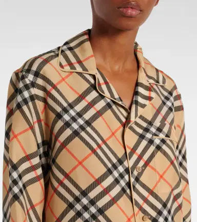 Burberry Knitted silk top | Thumbnail 3