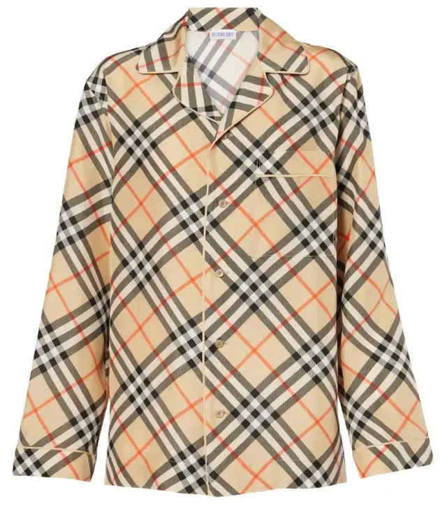 Burberry Knitted silk top