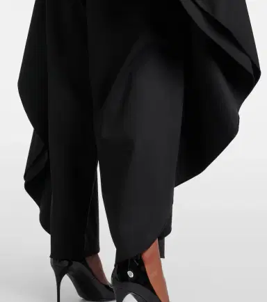 Alaïa Alaïa Open-back wool grain de poudre jumpsuit | Thumbnail 4
