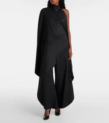 Alaïa Alaïa Open-back wool grain de poudre jumpsuit | Thumbnail 5