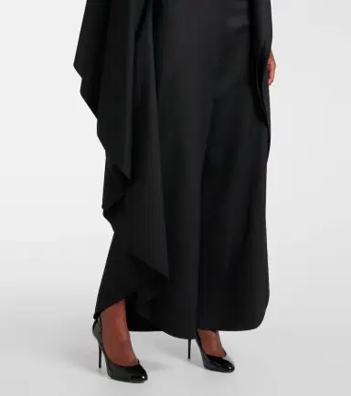 Alaïa Alaïa Open-back wool grain de poudre jumpsuit | Thumbnail 7