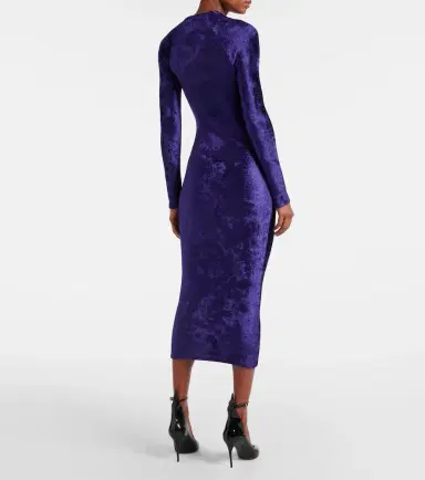 Alaïa Alaïa Velvet midi dress | Thumbnail 3