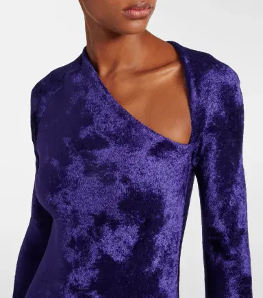 Alaïa Alaïa Velvet midi dress | Thumbnail 4