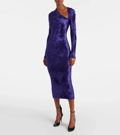 Alaïa Alaïa Velvet midi dress | Thumbnail 5