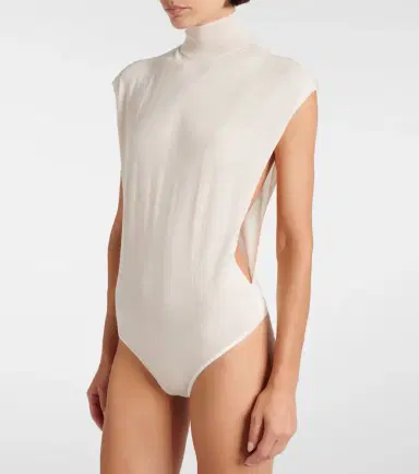Alaïa Alaïa Turtleneck wool bodysuit | Thumbnail 3