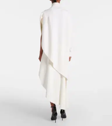 Alaïa Alaïa Asymmetric caped wool sweater | Thumbnail 5
