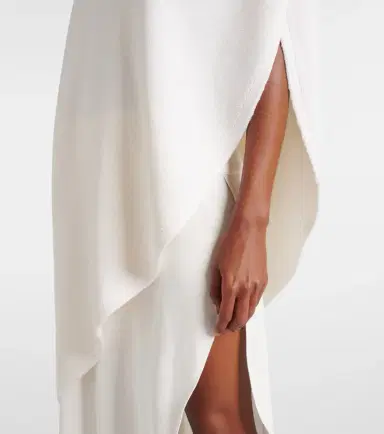 Alaïa Alaïa Asymmetric caped wool sweater | Thumbnail 6