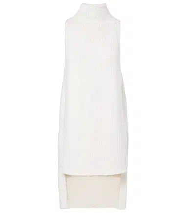 Alaïa Alaïa Caped wool turtleneck top | Thumbnail 1