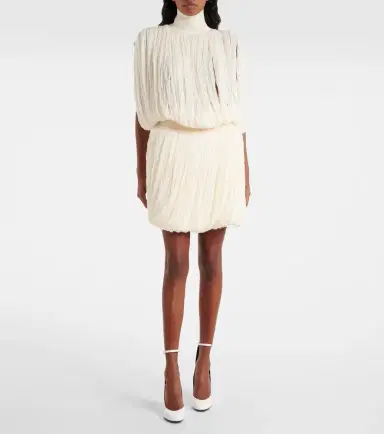 Alaïa Alaïa Fringed wool miniskirt | Thumbnail 2