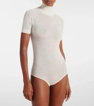 Alaïa Alaïa Turtleneck wool bodysuit | Thumbnail 3