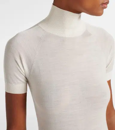 Alaïa Alaïa Turtleneck wool bodysuit | Thumbnail 4