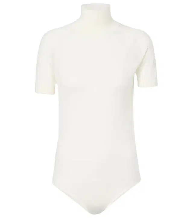 Alaïa Turtleneck wool bodysuit
