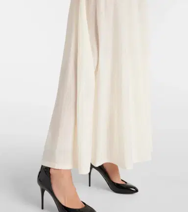 Alaïa Alaïa Low-rise virgin wool maxi skirt | Thumbnail 5