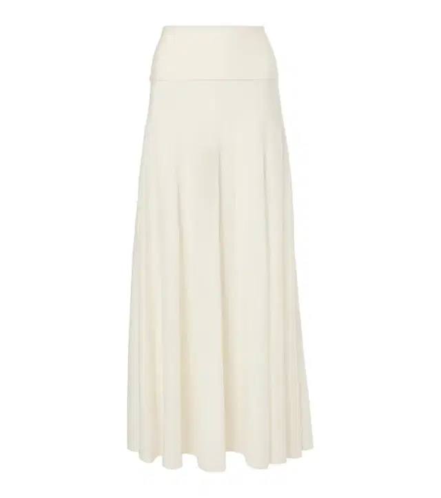 Alaia Alaïa Low-rise virgin wool maxi skirt