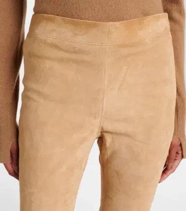 Joseph Mid-rise suede leggings | Thumbnail 2