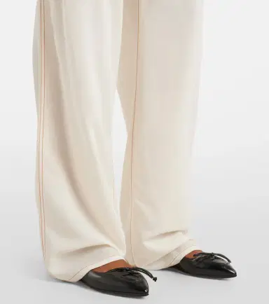 Alaïa Alaïa High-rise wool-blend wide-leg pants | Thumbnail 2