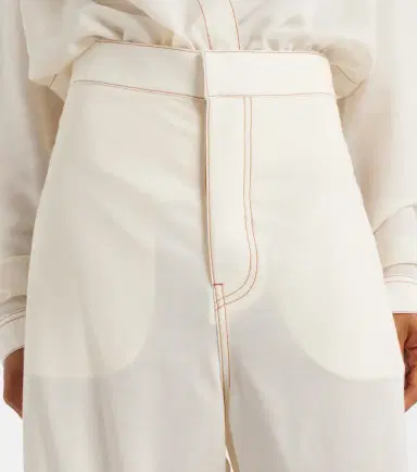 Alaïa Alaïa High-rise wool-blend wide-leg pants | Thumbnail 5
