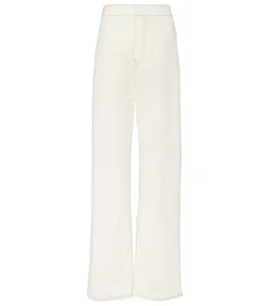 Alaïa Alaïa High-rise wool-blend wide-leg pants | Thumbnail 1