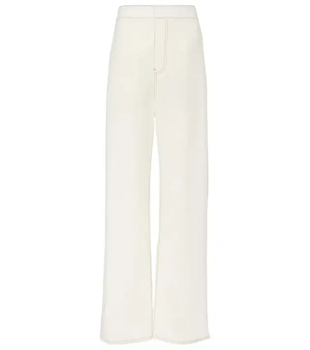 Alaia Alaïa High-rise wool-blend wide-leg pants