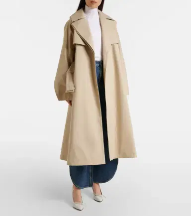 Alaia Alaïa Cotton gabardine trench coat | Thumbnail 2